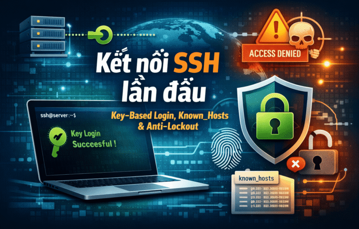 kết nối SSH lần đầu
