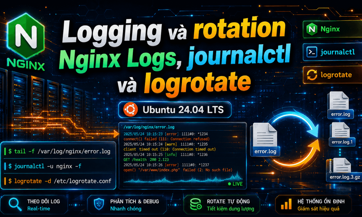 logging và logrotate trên Ubuntu