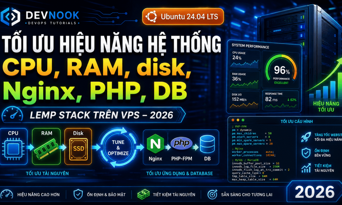 tối ưu hiệu năng VPS Ubuntu