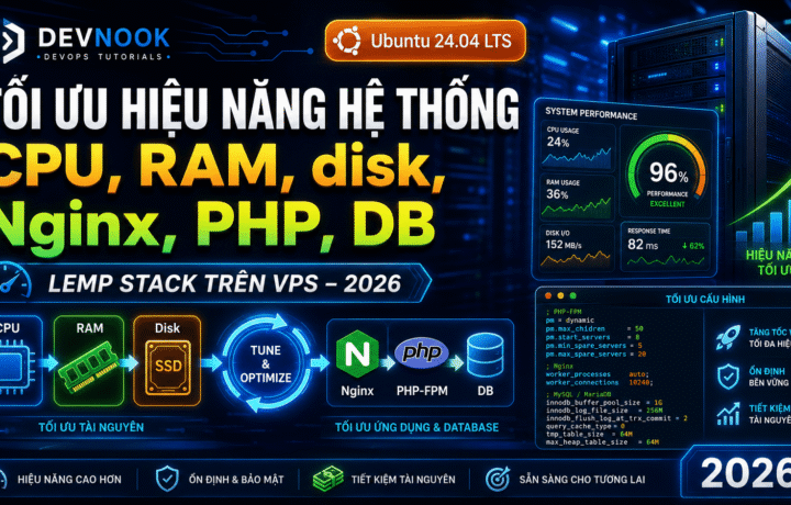 tối ưu hiệu năng VPS Ubuntu
